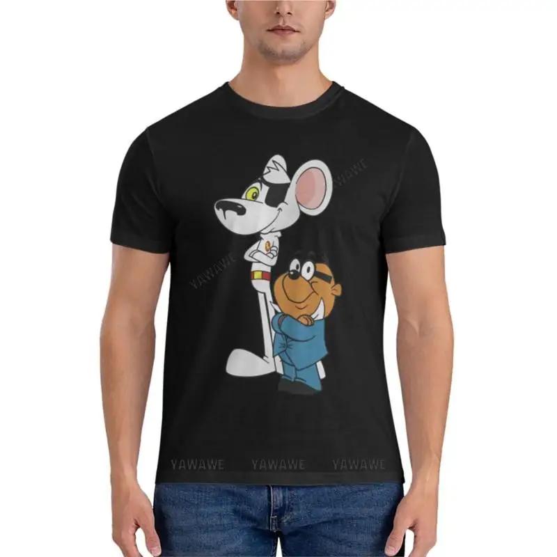 Danger Mouse And Penfold Gift Halloween Day Thanksgiving Christmas Day Classic Tshirt Summer Top Plain T Shirts Men