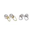 Women's French Retro Pearl Earrings - Summer High-End Ear Hooks & Studs for Square and Round Faces
