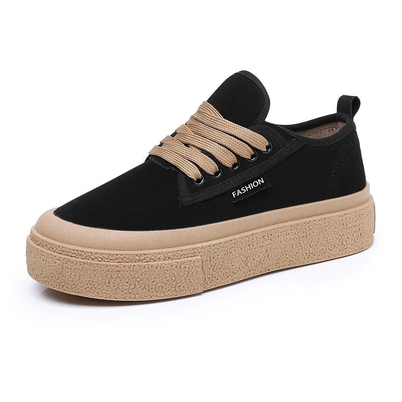 

Туфли, женские весенне-осенние, новые дышащие туфли на мягкой подошве, удобные и износостойкие кроссовки, повседневная и универсальная женская обувь 41 чёрный