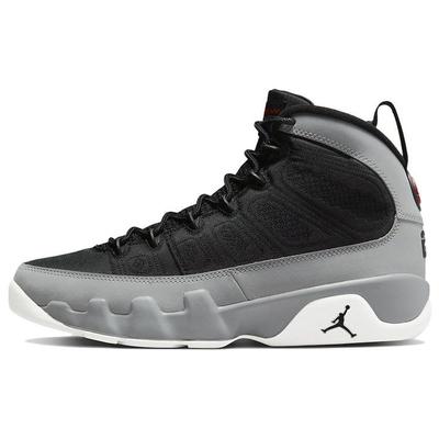 Air Jordan 9 Retro Grigio Particellare Scarpe da Ginnastica da Uomo Nere Rosso Università Bianche CT8019-060