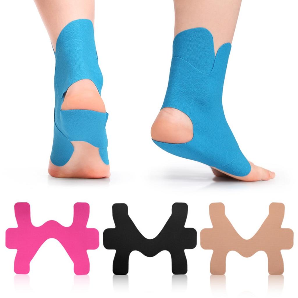 2Pcs Elastic Ankle Tape Precut Support Bandage Sports Muscle Protector Fitness Gear for Injury Prevention