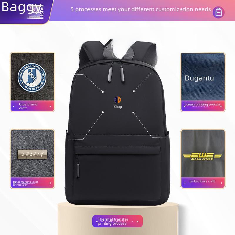 14-Inch Lightweight Waterproof Unisex Backpack for Casual or College Use