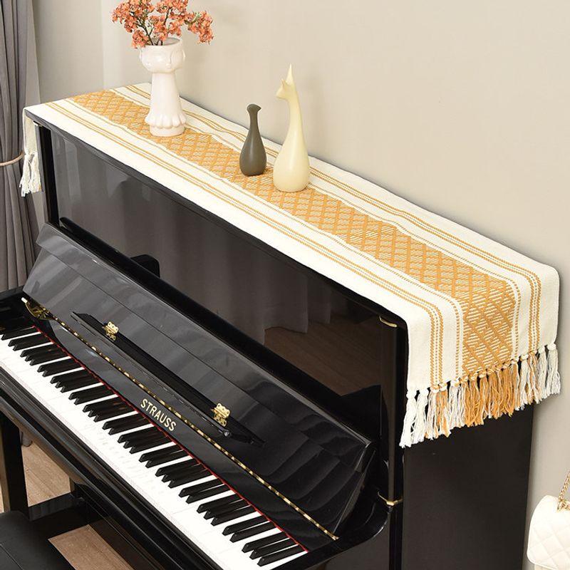 Handmade Woven Tassel Piano Dust Cover