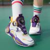 31-40 Children and Teenagers Plus Size Comfortable Convenient Fashionable Sports Shoes High Top Basketball Shoes
