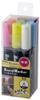 Raymay Fujii Chalkboard and Whiteboard Medium Set of LBM1051 Markers, Fluorescent, Point, 8,