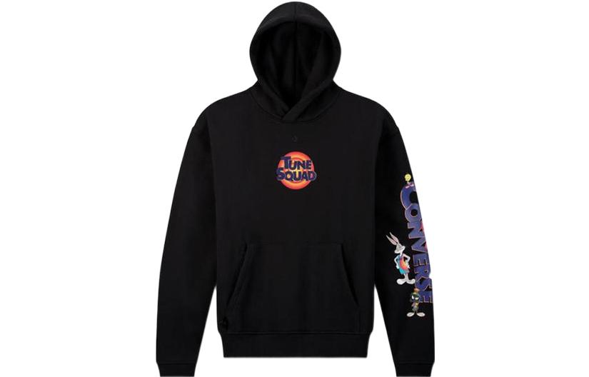 Converse Sweatshirts Men s Black Hooded Moderate Regular 10023064-A01 S