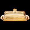 Flavinmci Glass Butter Dish with Base and Lid