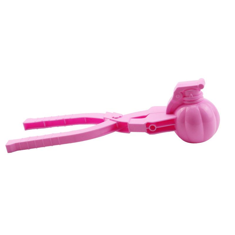 1 pinza para hacer bolas de nieve con forma de dinosaurio, muñeco de nieve, pato, pinza para hacer bolas de nieve, molde divertido para exteriores e invierno para niños, juguete deportivo para peleas de bolas de nieve