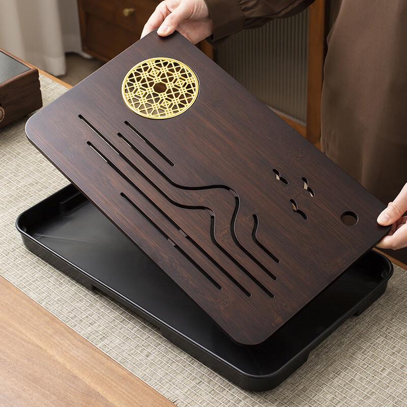 Jialang Portable Bamboo Tea Tray Set