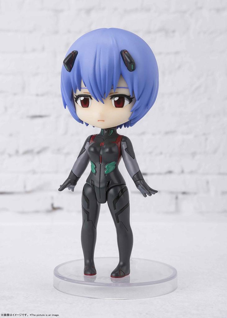 TAMASHII NATIONS Figuarts mini Evangelion Ayanami Rei approximately 90mm painted movable figure (tentative name) PVC&ABS