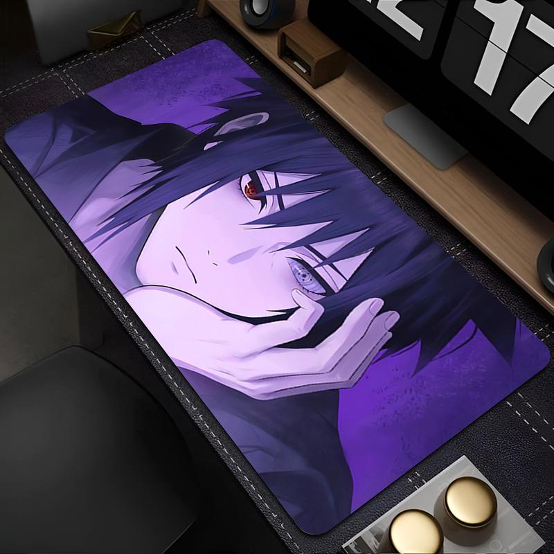 

Mouse Pad Naruto Sasuke Gaming Accessories Gabinete Gamer PC Computer Desk Mat Non Slip Keyboard Pad Tablet xxl Mousepad 30x60x0.2cm