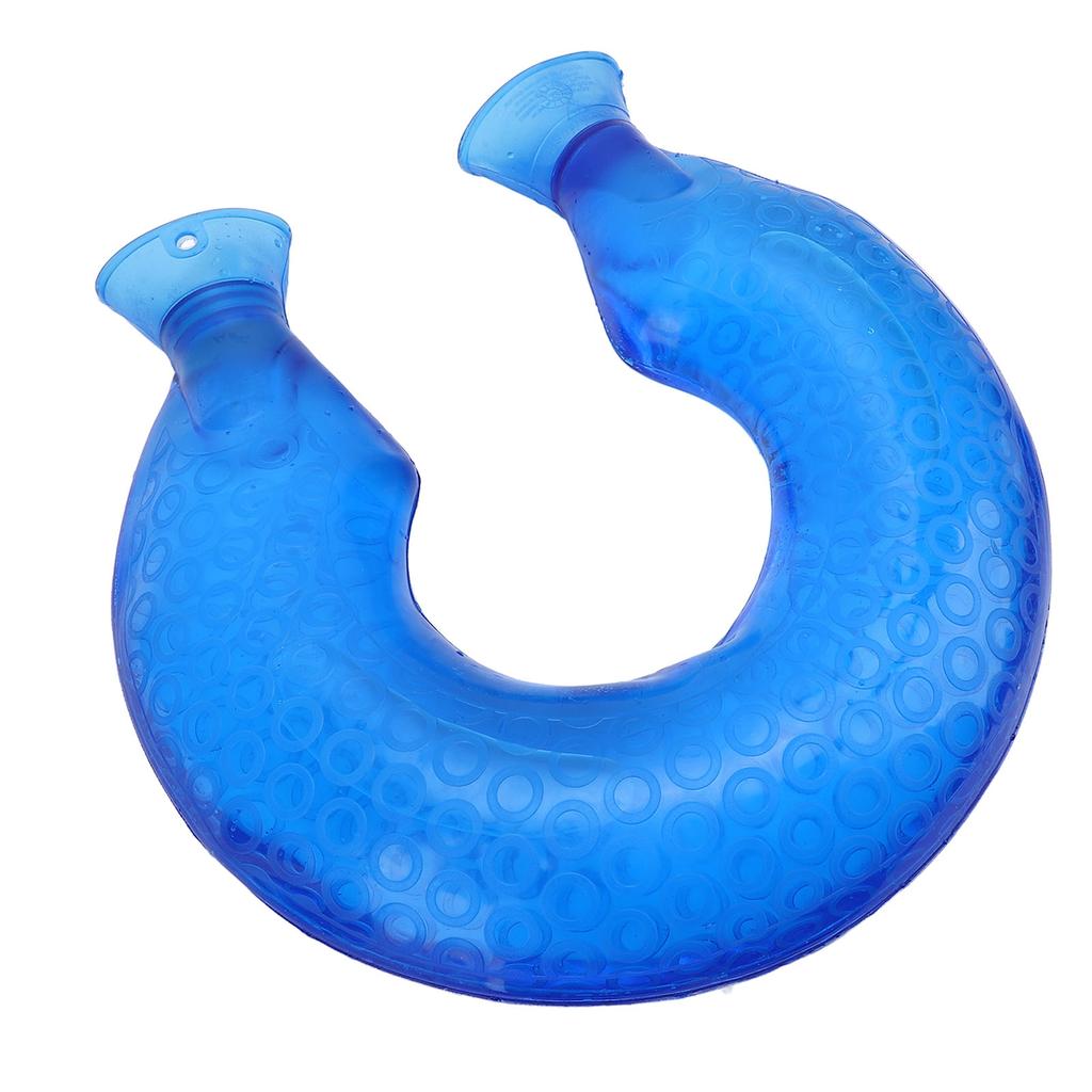 U Shaped Hot Water Bottle 1.4L PVC Cold Hot Water Bag Neck Heating Pad with Cover for Winter Neck
