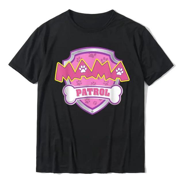 Camiseta Mama Patrol Paw Print Shield XXXL