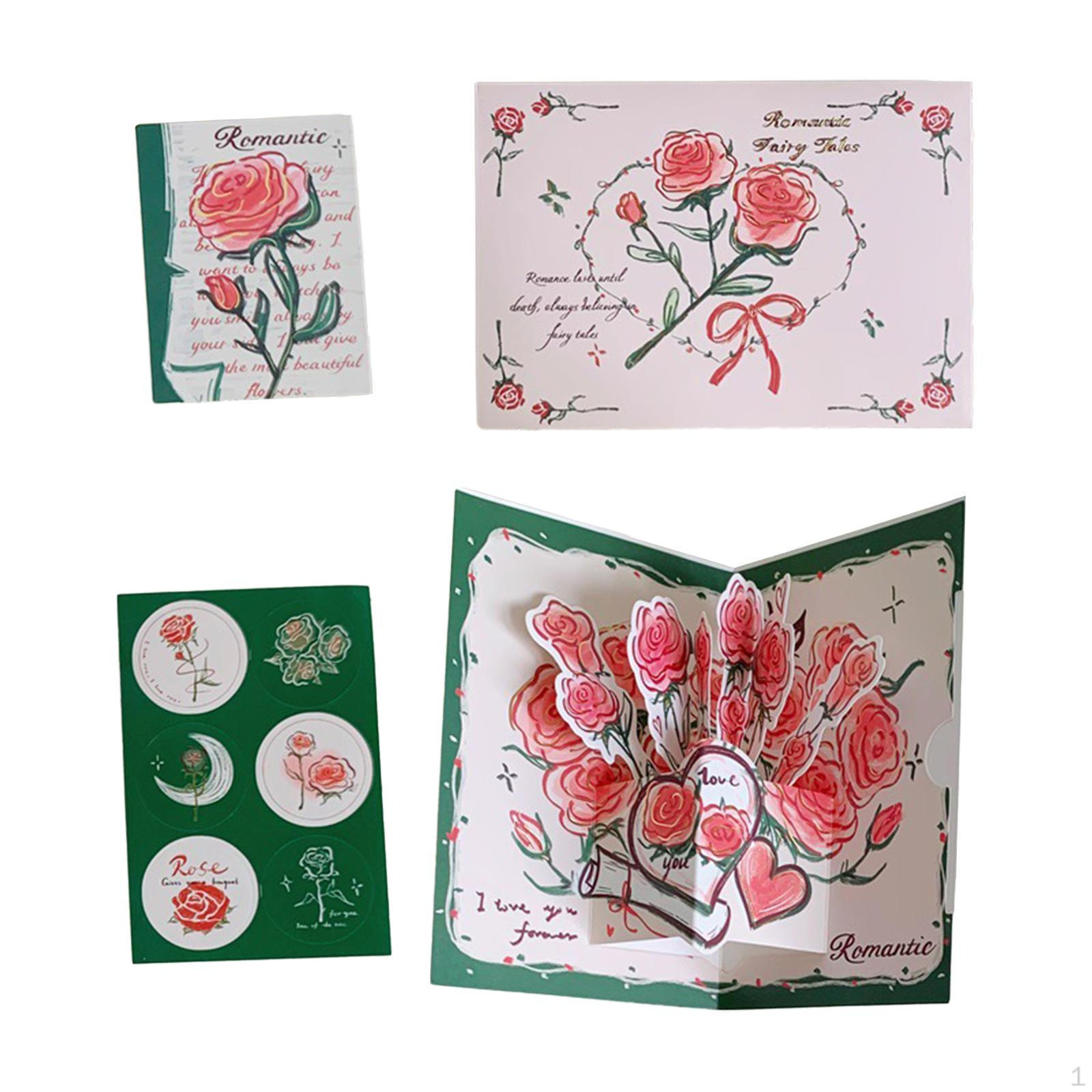 Valentine s Day 3D Cards Anniversary Card Greeting Thank You for Engagement