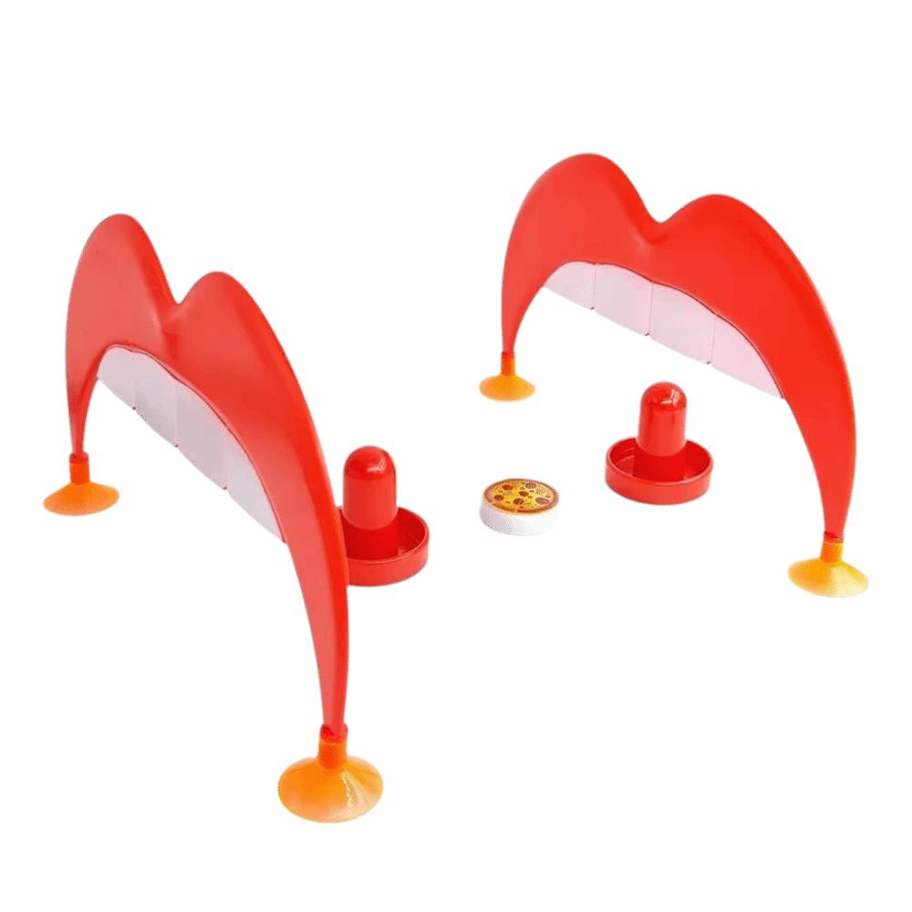 Desktop Size Pizza Hockey Game Push Action Ice Hockey Toy Ice Hockey Board Game  Family Gathering 1 Set