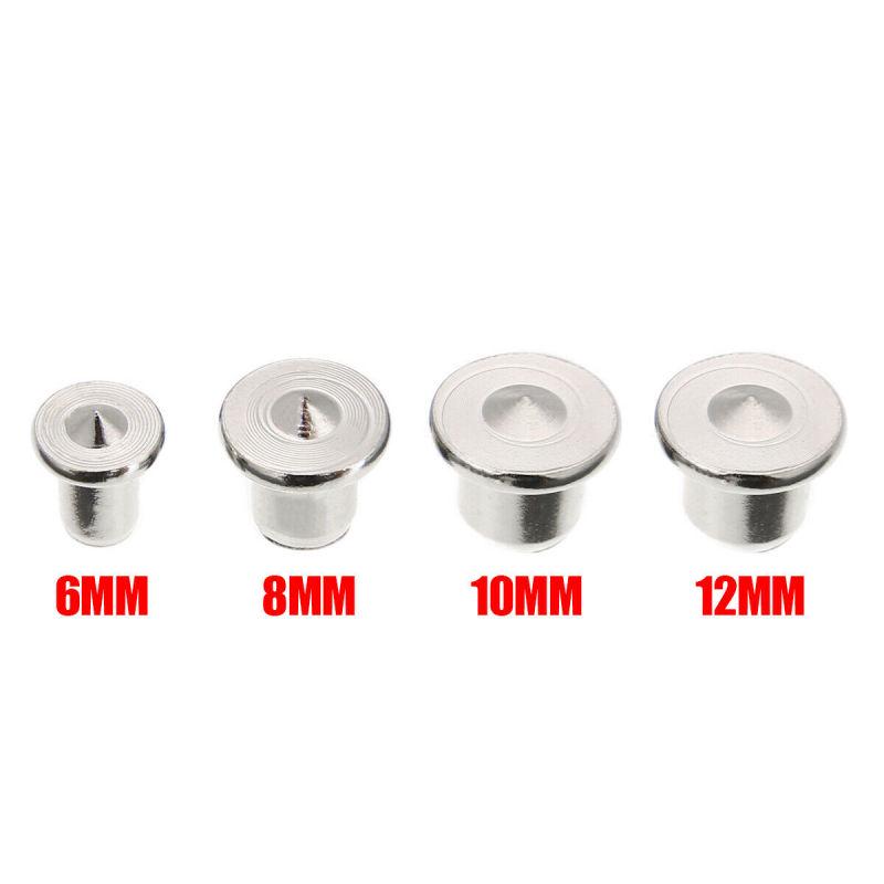 4 Stück/Set Dübelzapfen-Zentrierer Holzbearbeitung Oberer Locator Rundholz-Stempel Holzmöbel-Zentrierung