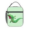 1 Piece For Students Food Container Lizard Lizard Portable Pocket Lizard Zipper Closure Aluminum Foil Food Pouch For Travel