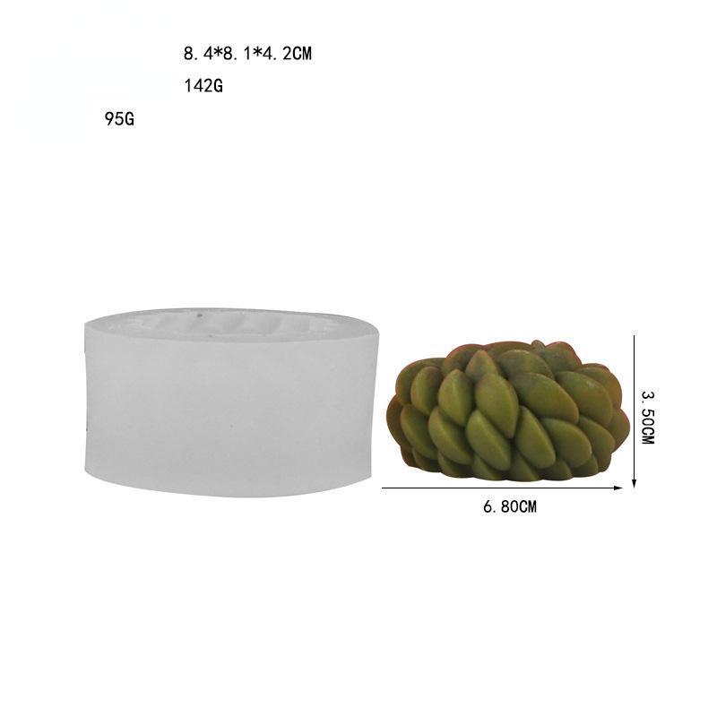 

Белый 6 Даже Санта-Ана Цветочный Торт Силиконовая Форма, облитая пескоструйным муссом DIY