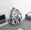 Schulrucksack trendige Marke Rucksack Herren Ins trendig cool große Kapazität Graffiti Rucksack Schüler Pendler Schulrucksack College-Studenten Reise Rucksack