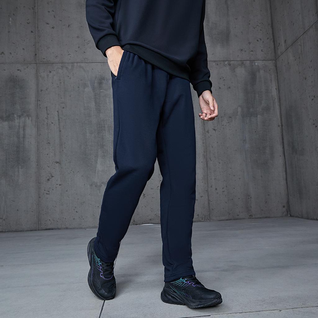 Li Ning Fitness Series Knitted Sweatpants Men's Dark Marine Blue C AKLUA75-4