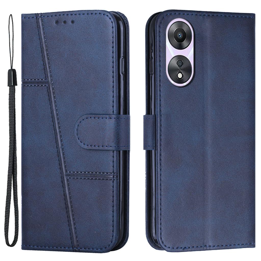 For Oppo A58 5G/A78 5G/A58x 5G/A1x 5G/A1 Vitality Edition/A2x 5G Leather Case Phone Wallet Stand