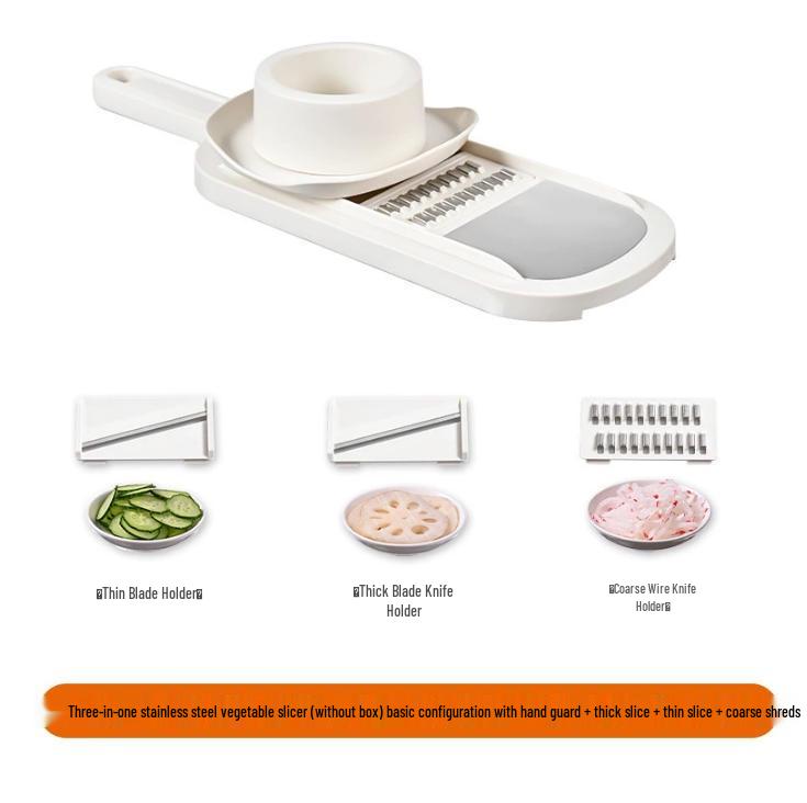 Manual Kitchen Vegetable and Potato Cutter with Drain Basket