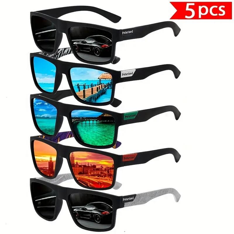 Xiaomi 5PCS Men's And Women's Fashion Glasses New Retro Trendy Glasses With Pc Lenses And Metal Hinges, Essential For The Festival 918