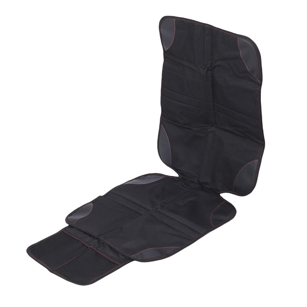 Ochraniacz na fotelik samochodowy dla fotelika dziecięcego Antypoślizgowy z kieszenią siatkową Uniwersalna mata ochronna na fotel samochodowy dla zwierząt i dzieci do większości pojazdów