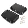 Pair Motorcycle CNC Front Brake Master Cylinder Covers Left + Right Black