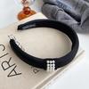 Newcomer Discount: Elegant High Skull Pearl Headband for Women - 2025 Style, Perfect for Face Washing