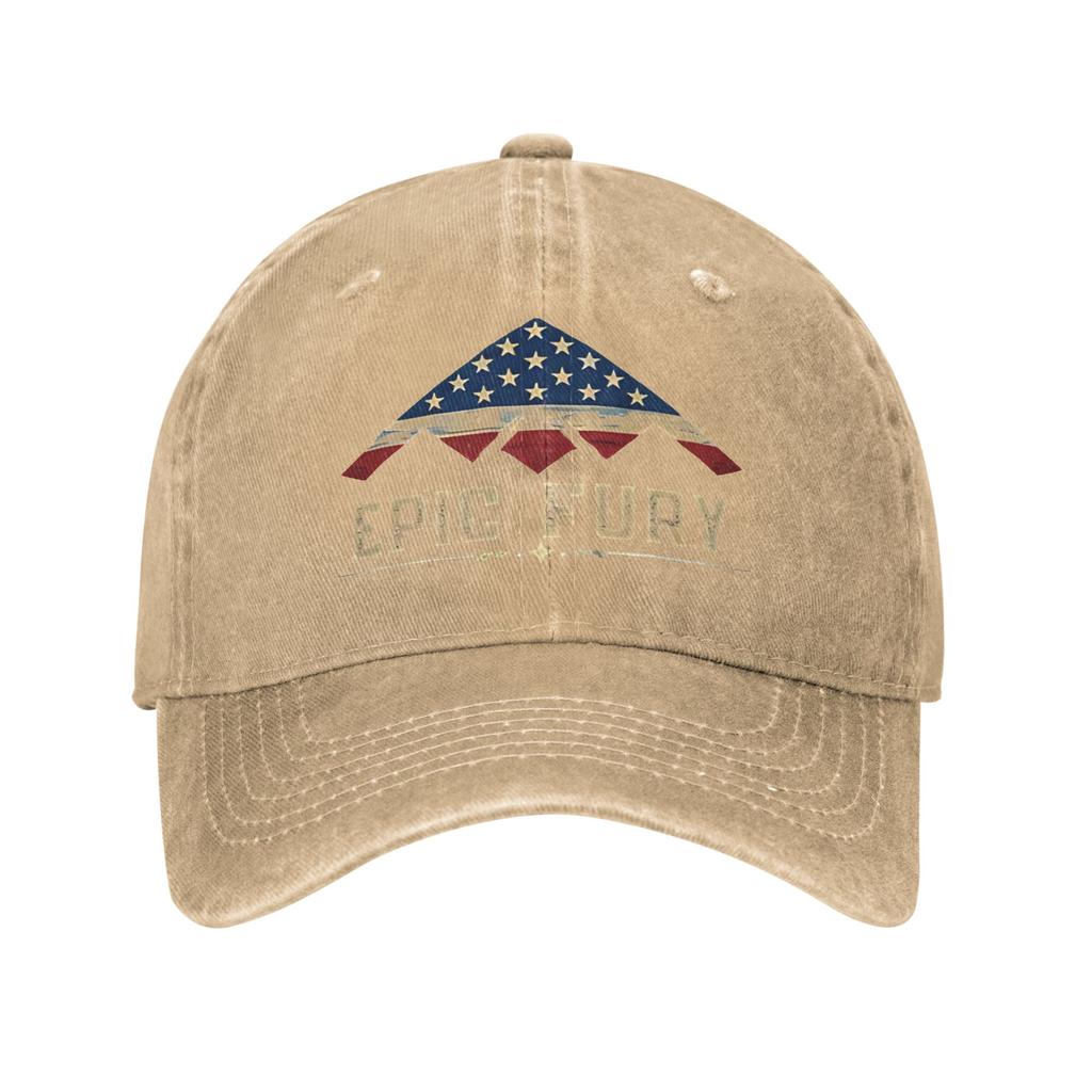 Vintage Operation Epic Fury Sun Baseball Cap Unisex Women Hip Hop Hats Summer Casual Outdoor Gym Snapback Cap