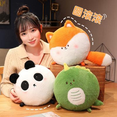 Superniedliche Tierknödel, Plüschtiere, Weiche Niedliche Pandas, Dinosaurier, Schweine, Schweine, Große Kissen, Mollige Puppe Damengeschenke