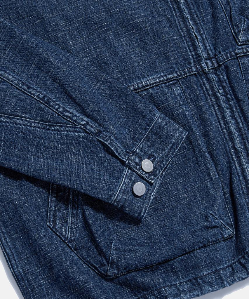Espionage Kaihara Denim Ray Parka Mid Indigo