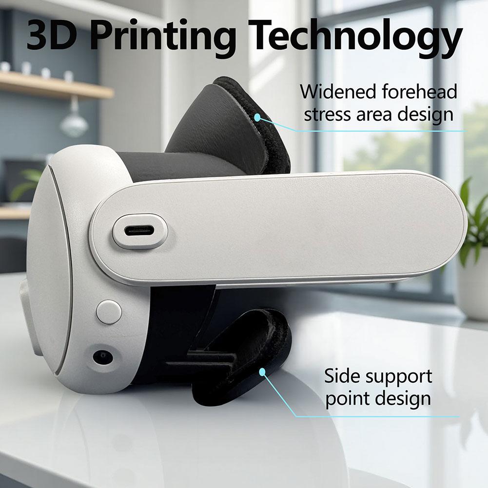 Gesichtsschnittstellen-Halterung für Meta Quest 3 Sportmodus-Upgrade Atmungsaktiver Gesichtsabdeckung-Rahmen VR-Zubehör