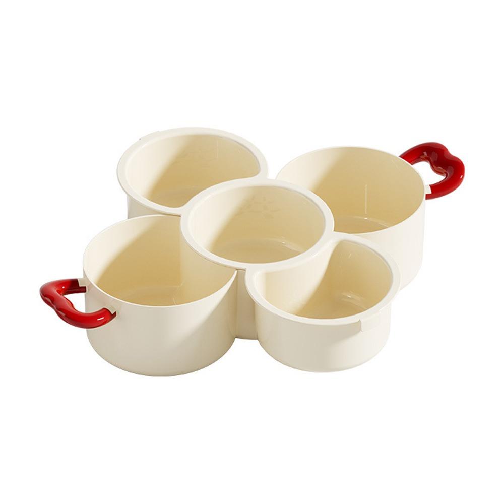 

Double-layered Fruit Washing Basin Multi-function Food Storage Tray Drain Basket Household бежевий