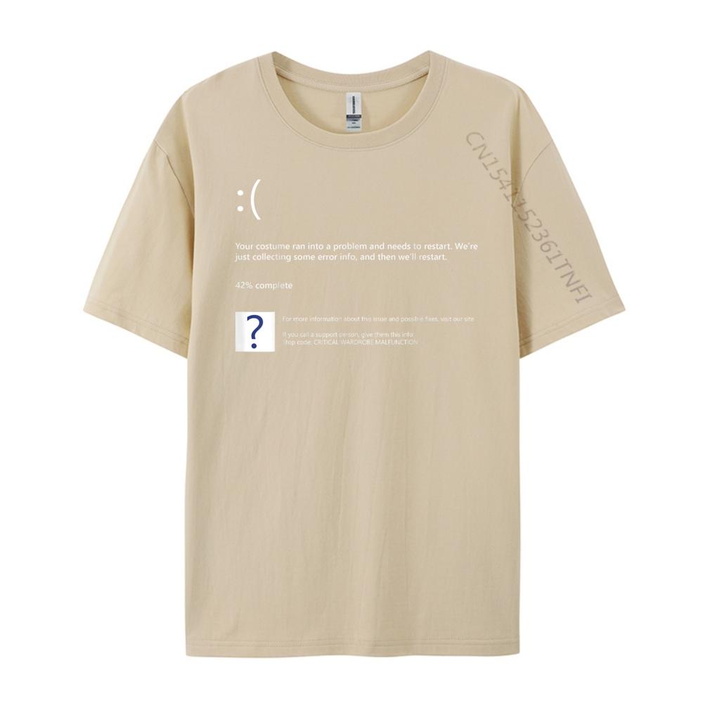 Blue Screen Of Death Bsod Quick Lazy Group Costume Fall Clothes Aesthetic Fashionable and Trendy Tshirt