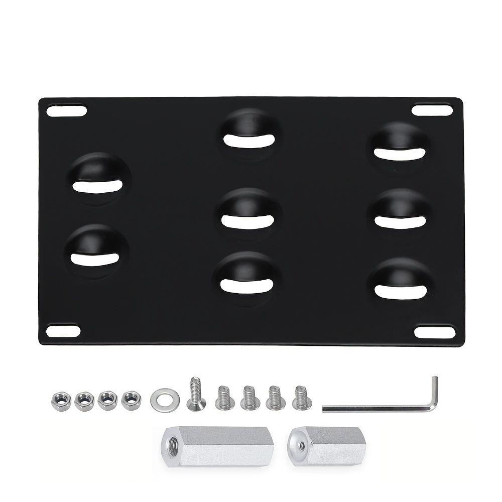 

American car modification trailer hook license plate frame personalized license plate holder license plate frame чорний
