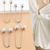 Zinc Zinc Alloy U-shaped Double Head Brooch Removable  Simple   Trousers Accessories