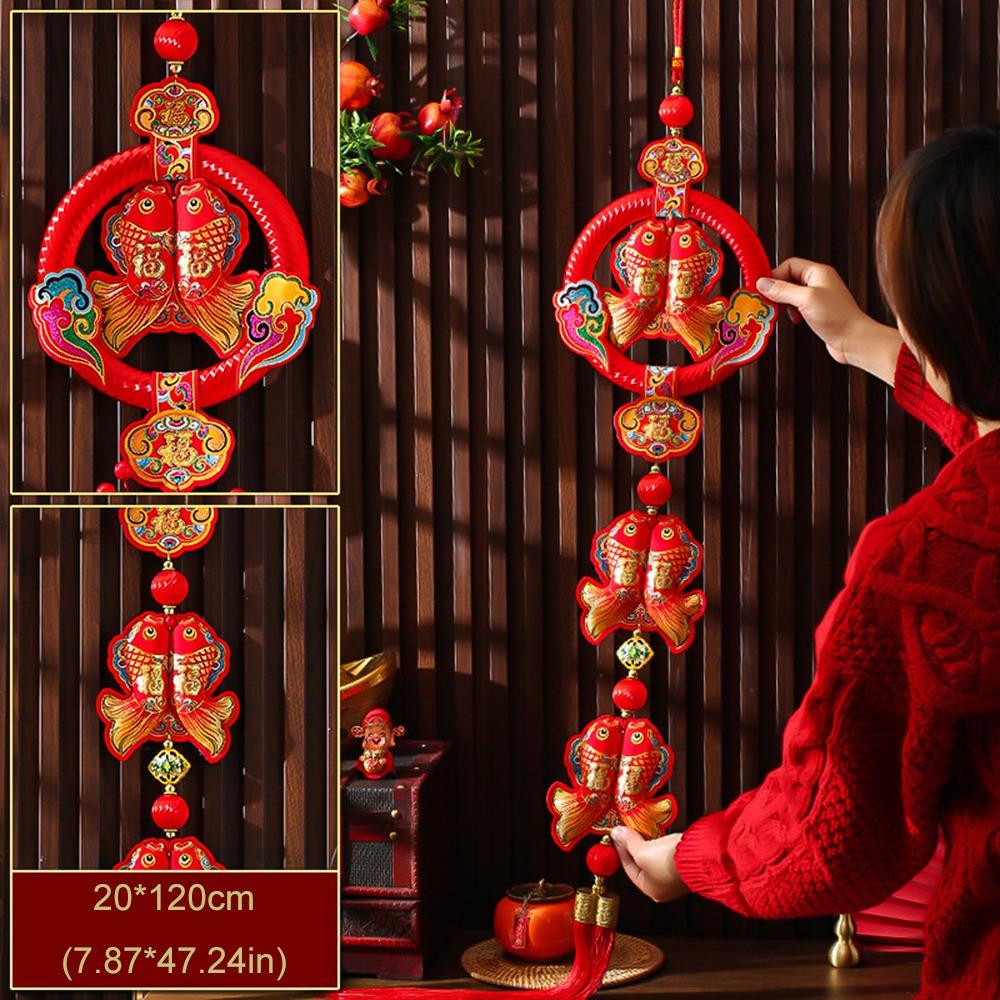 Lucky Chinese New Year Ornaments Hanging Spring Festival Decorations  Home
