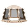 Screen House Tent, 3660 x 3380 x 2300 mm, 10-12 Person Pop Up Screen Tent, Portable Screened in Canopy with Carry Bag, Netting Sides, Ground Stakes,