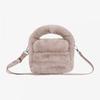 The North Face White Label Bubble Tote Mini Fur Grayish Pink Nn2pr71k