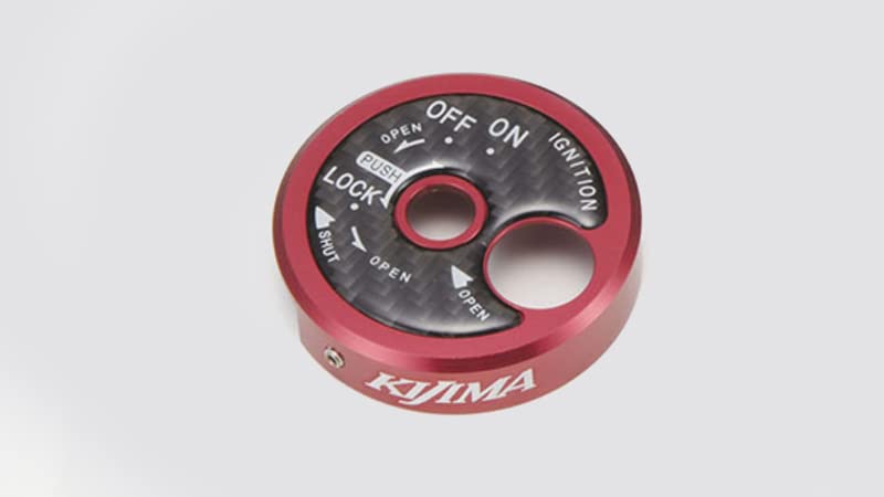 Kijima Motorcycle Bike Parts Key Cylinder Cover CNC Red Cygnus X-FI(28S/1YP) 208-3088