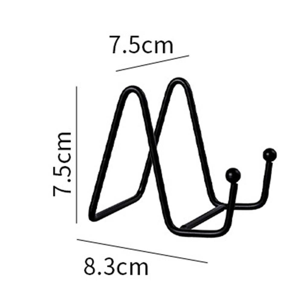 Picture Stands Holder Display Picture Easel Metal Plate Dish Tabletop Art Pictures Frame Photo Decorative Tabletop Art 1 Pc