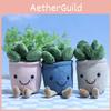 Cute Cartoon Plush Potted Plant Keychain Adorable Soft Toy Decorative Doll