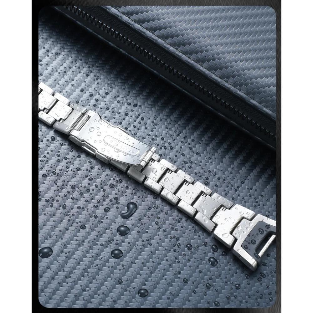 Voor Casio PRG-110T/Y PRW-1300Y Specifieke Titanium Band: Hoge Sterkte, Slijtvaste Buiten Wandel Vervangingsriem