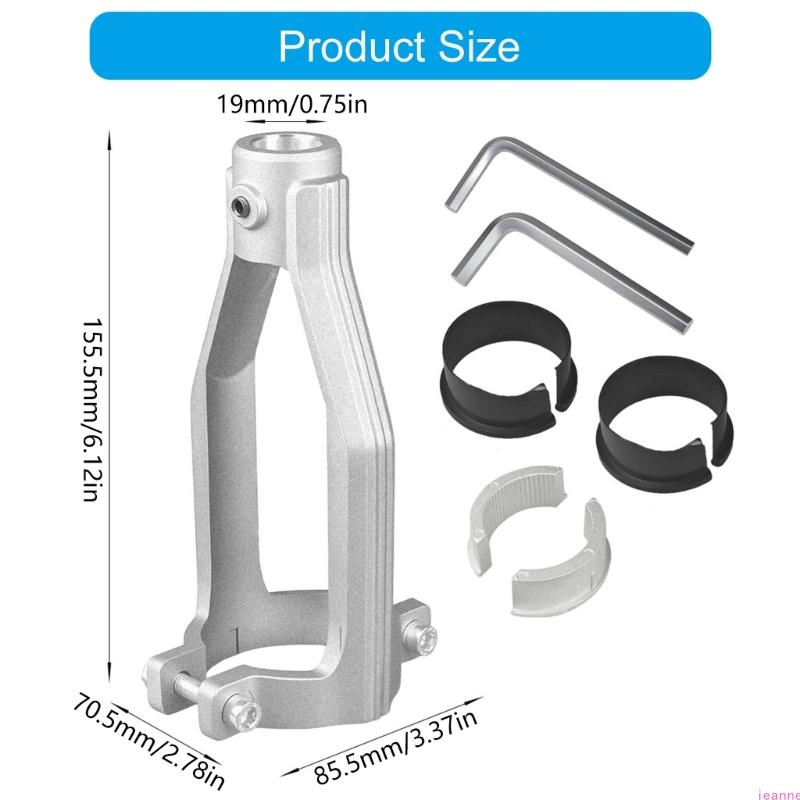 Aluminum Square Hole Jig Square Hole Drill Bit Adapter Mortising Attachment For Power Drills Adjustable Up To 54mm