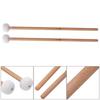 Drum Mallet Hammer White Felt Timpani Snare Drum Musical Instrument Accessories Drum Mallet Hammer Drum Mallet Felt Mallets