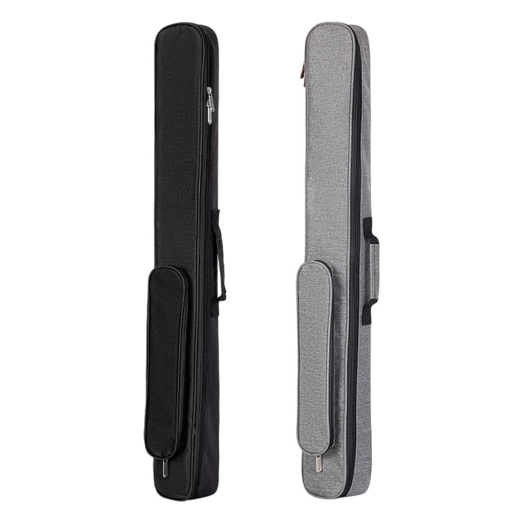 Billiards Pool Cue Case with Handle Storage Pouch for Club Traveling Outdoor black