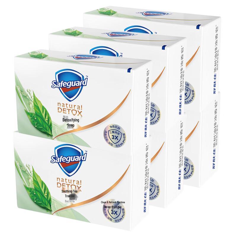 

Safeguard Soothing Tea Tree Oil Soap 6-Bar Pack