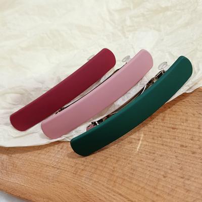 Hair Clip Comfortable Anti-Slip Lightweight Korean Style Retro Wild Elegant Spring Clip for Female